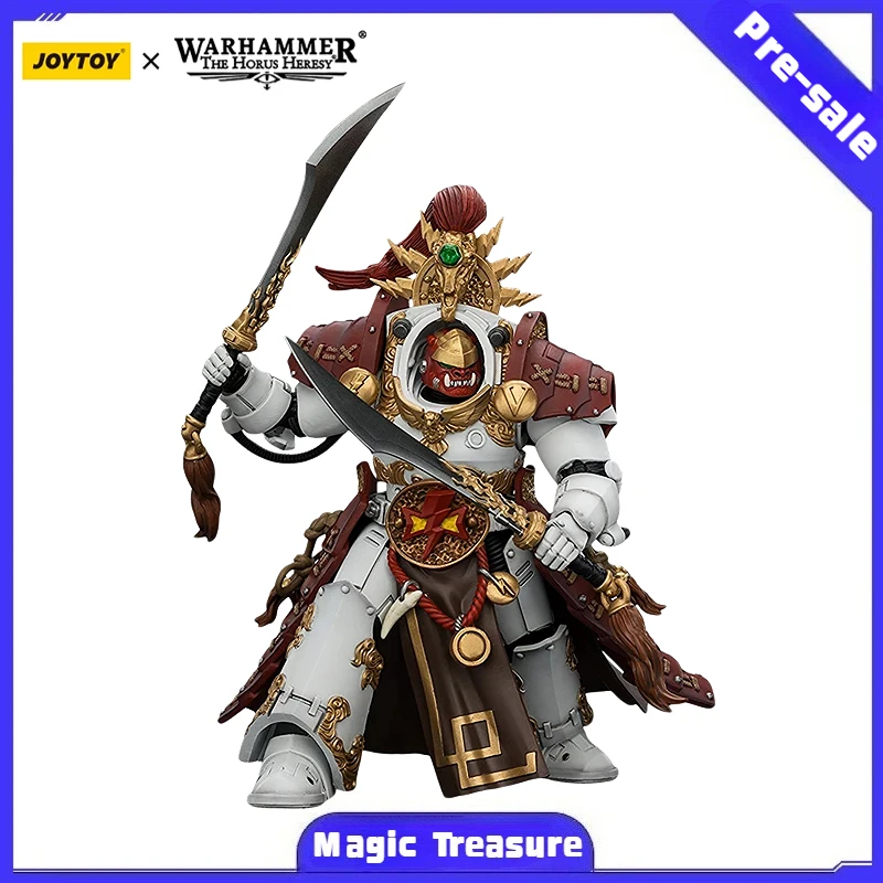 

【MT】Pre-sale JOYTOY Warhammer 40K White Scars Qin Xa - Master of The Keshig 1/18 Action Figure Model Toy