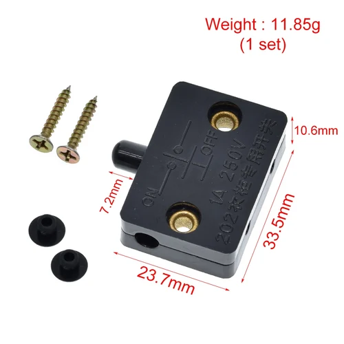 Imagen 2 del producto Interruptor de luz de armario, interruptor de reinicio automático, interruptor de Control de puerta de armario doméstico, interruptor de luz de armario para hogar inteligente