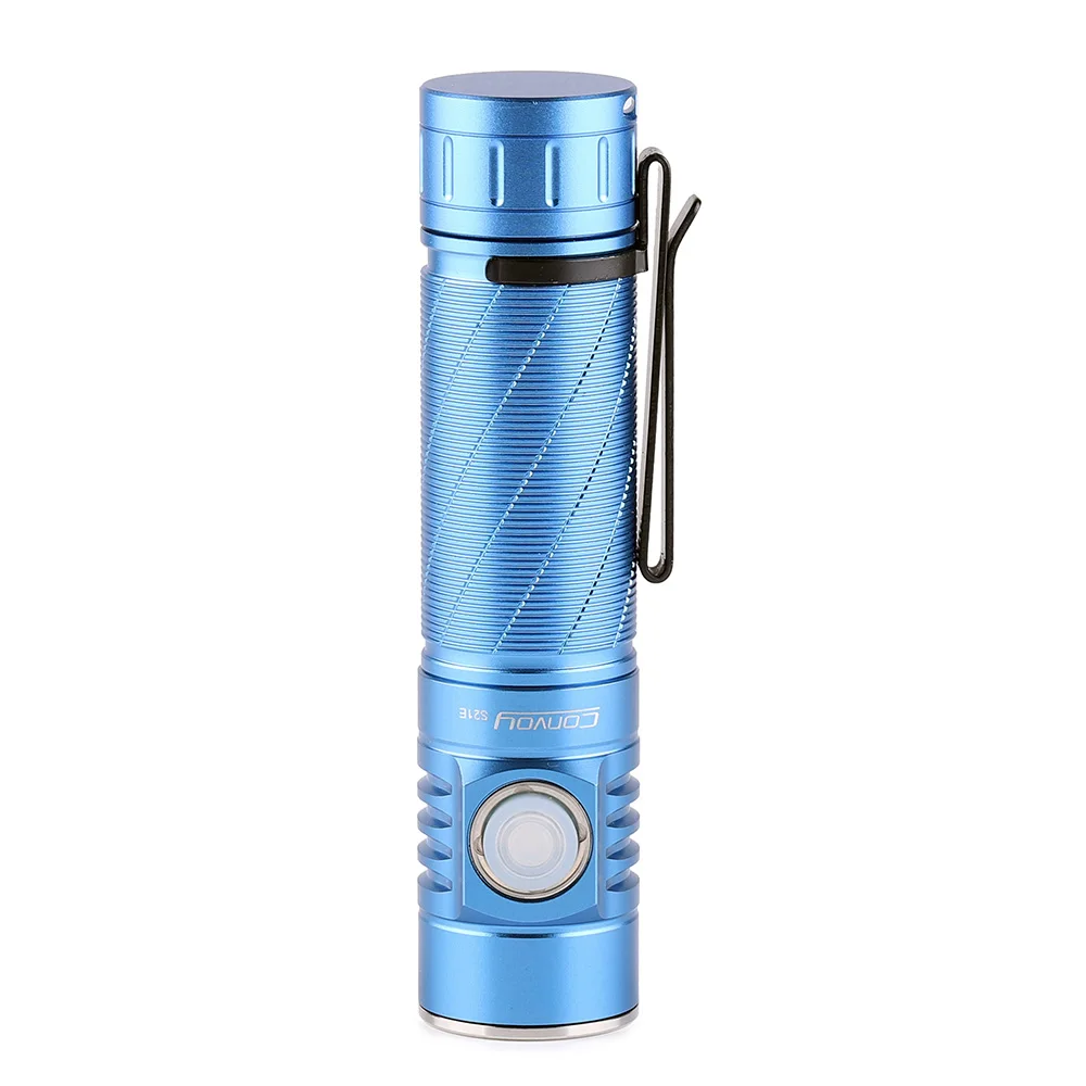 Convoy S21E SST40 / SFT40 / 519A R9080 LED Flashlight 2400LM USB Type-C Rechargeable 21700 Battery Tactical Torch Camping Lamp