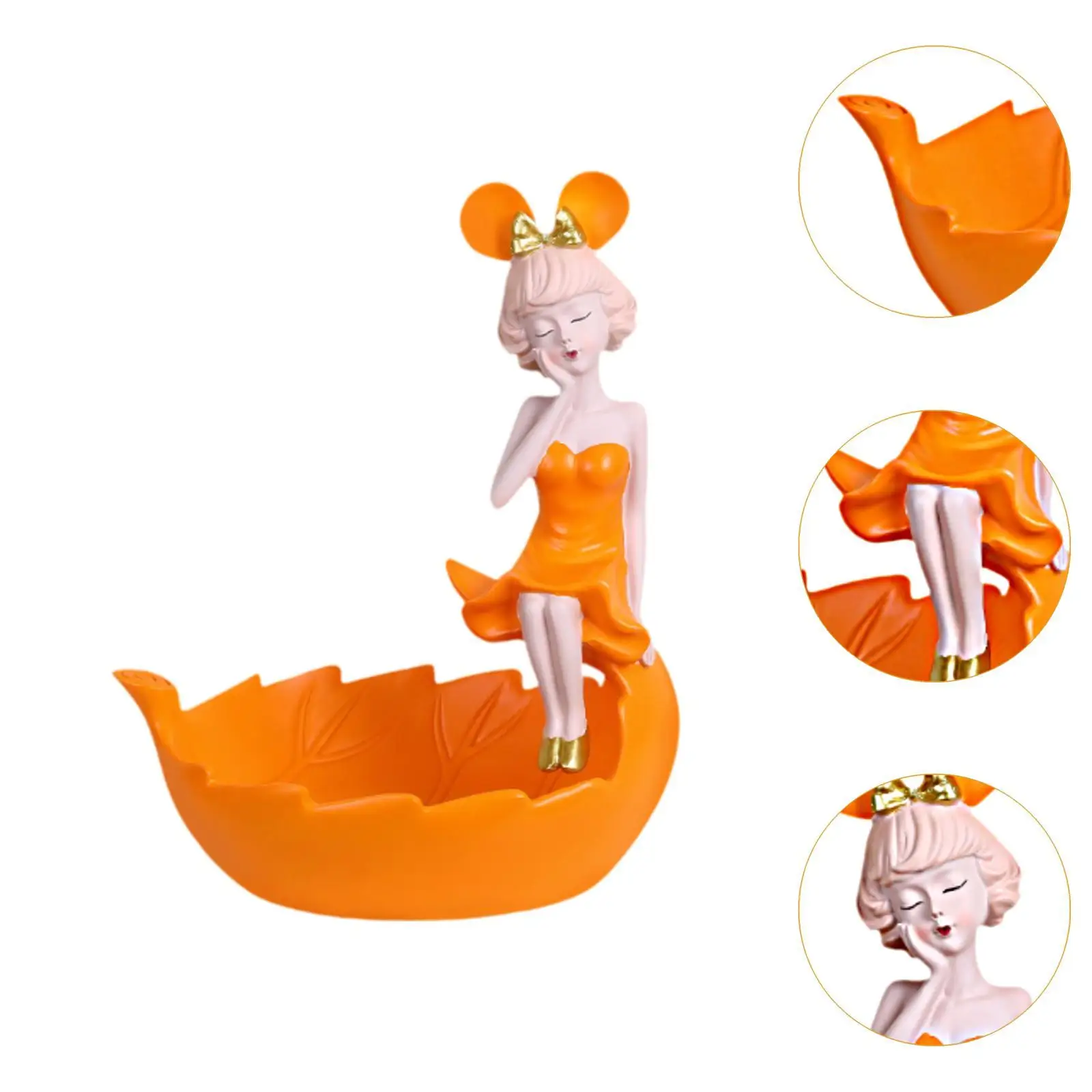 مجوهرات حلية صينية فتاة تمثال الفن الحديث هدية عيد ميلاد وعاء المفاتيح وعاء الحلوى لغرفة المعيشة الغرور مدخل مدخل غرفة نوم