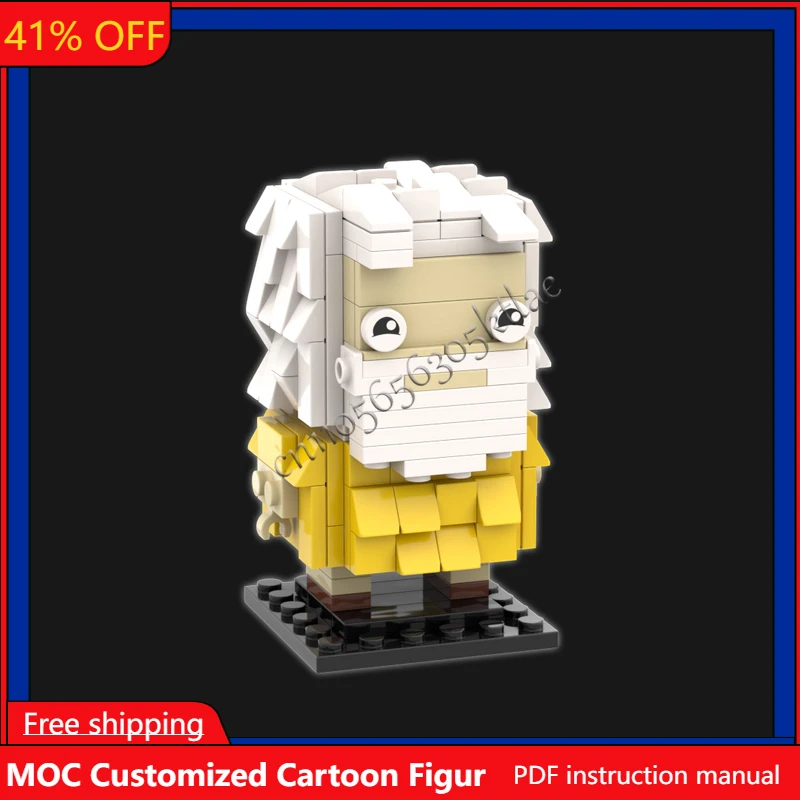 

Набор из 183 деталей MOC: Серия знаменитых персонажей из ТВ-шоу, модели Brickheaded, конструктор для самостоятельной сборки, креативная игрушка из кирпичиков, подарок для детей, коллекционная модель для демонстрации