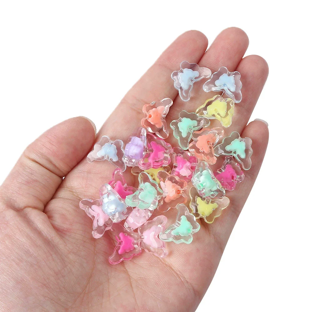 50g Acrylic Cute Beads for DIY Necklace Keychain Bracelet Jewelry Craft Making Accessor