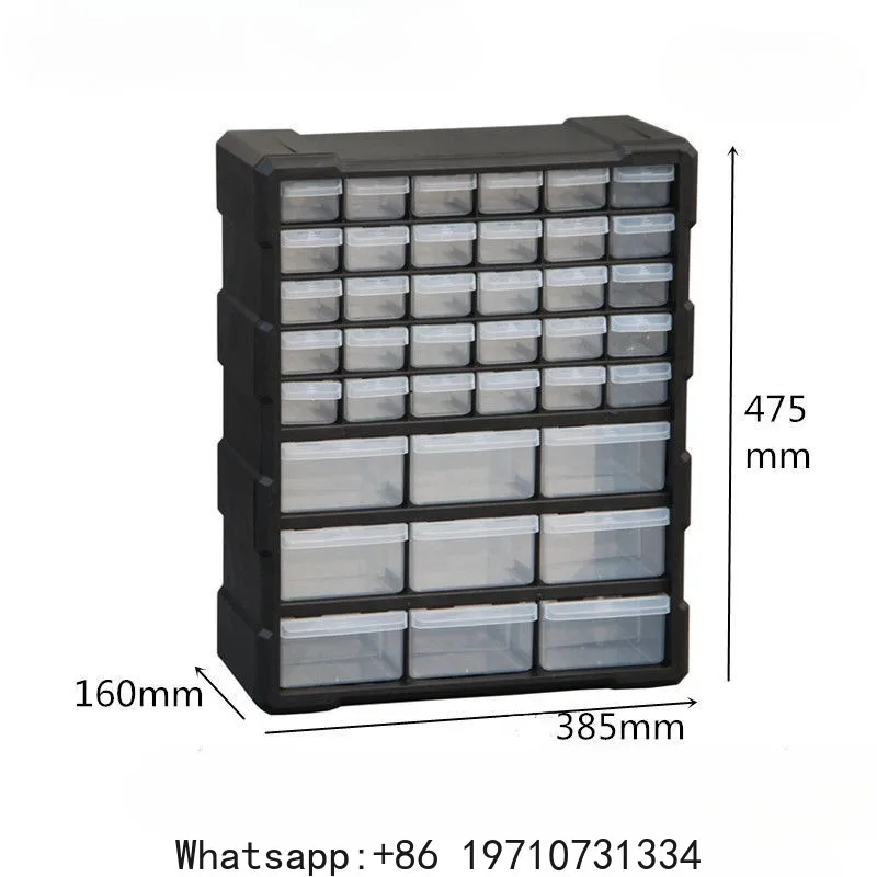 Plastic Drawer Type Parts Storage  Screw Accessories Packaging Tool Box Transparent Multifunction Waterproof Thicken Boxes