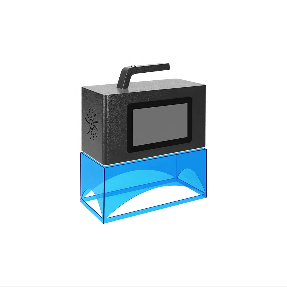 Small Metal Marking Engraver and Cutter Machine with 20W Power and Higher Columns Accessory
