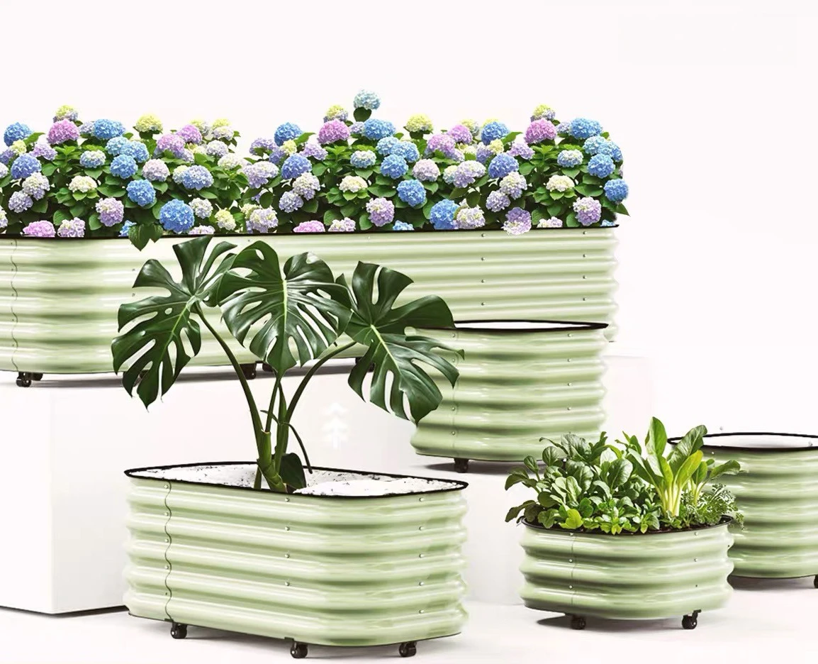 

Flower box Special box for vegetable planting Metal planting box Vegetable bed Vegetable planting