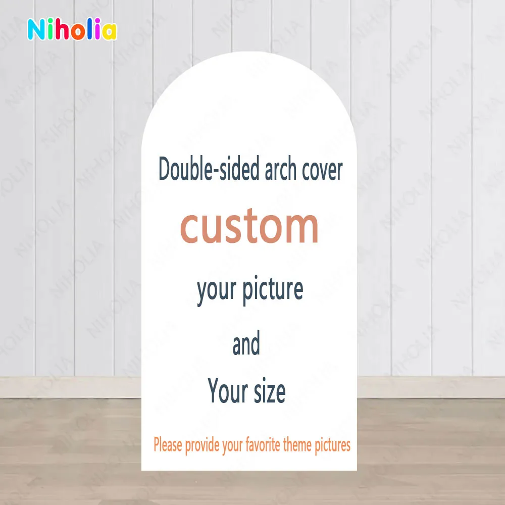 Customize Arch Theme Backdrop Zipper Birthday Party Photograph Background Wall Decoration Baby Shower Booth