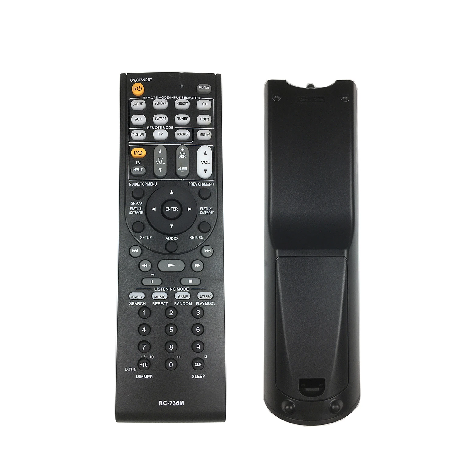 New RC-736M Remote Control for Onkyo AV Receiver RC-620M RC-708M RC-737M RC-762M RC-764M RC-735M RC-738M TX-SR307 AVX-290