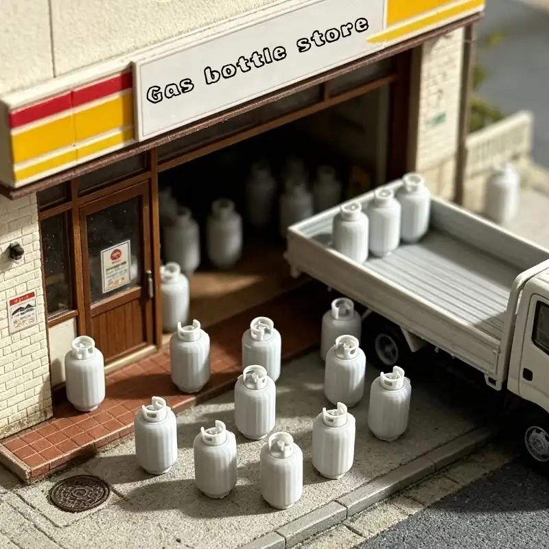 6pcs Mini Dollhouse Gas Tank Models Realistic Exterior Fine Details For Dollhouse Kitchen Decor Mini Scene DIY Projects