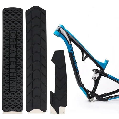 Imagen 2 del producto Pegatina protectora para cadena de bicicleta, Protector antiarañazos, pegatina antideslizante para bicicleta de montaña y carretera