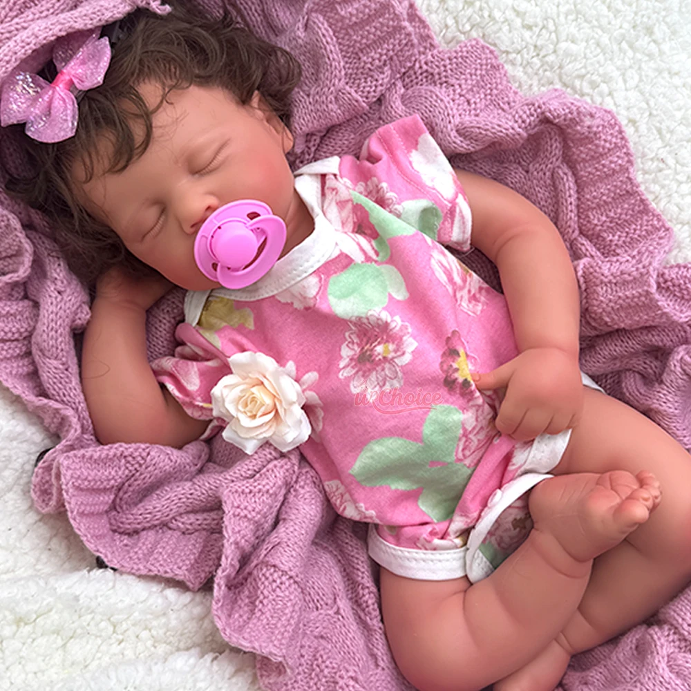 Eco-Friendly Clear Veins Silicone Reborn Dolls Handcrafted Newborn Boy/Girl Open Mouth Nursing Training Hair Eco-Friendly