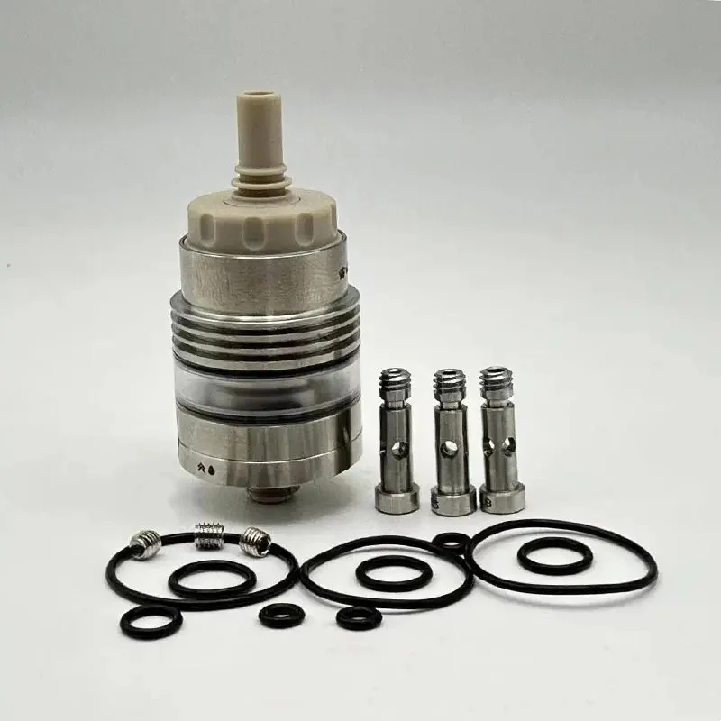 

SXK Style Monarchy OST Old School MTL RTA Rebuildable Tank Atomizer 22mm Diameter 316SS Peek Vape Tank with 4pcs Air Pins Ecig
