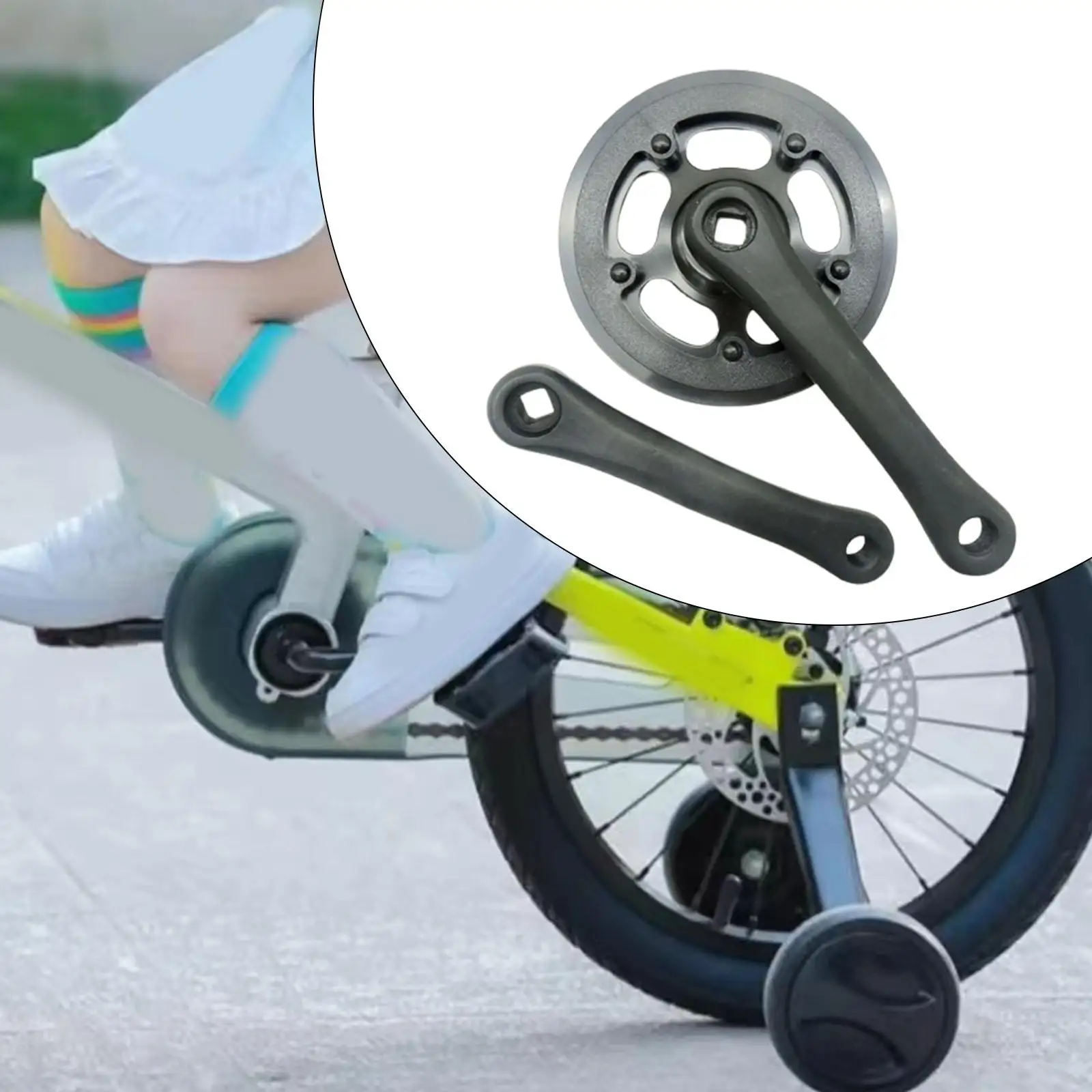 Kids Bicycle Crankset Outdoor Cycling Accessories Repairing Chainwheel