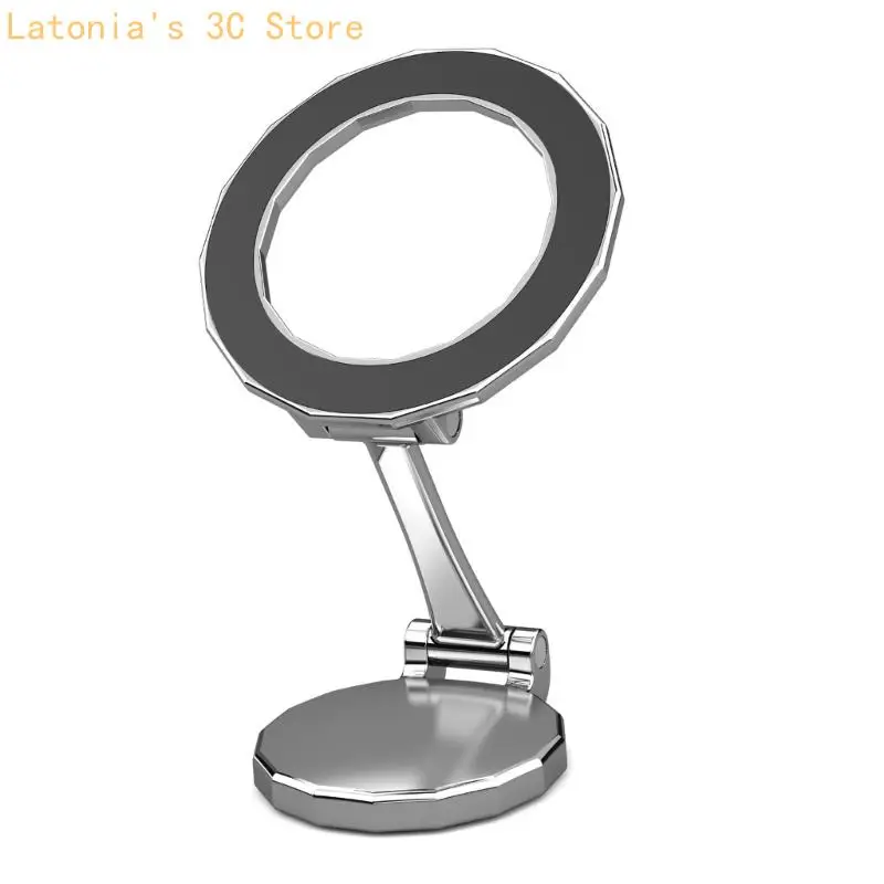 360 Grad drehbarer Autotelefonhalter für Telefon 17 16, faltbarer Magnethalter X3UB – Detail 5