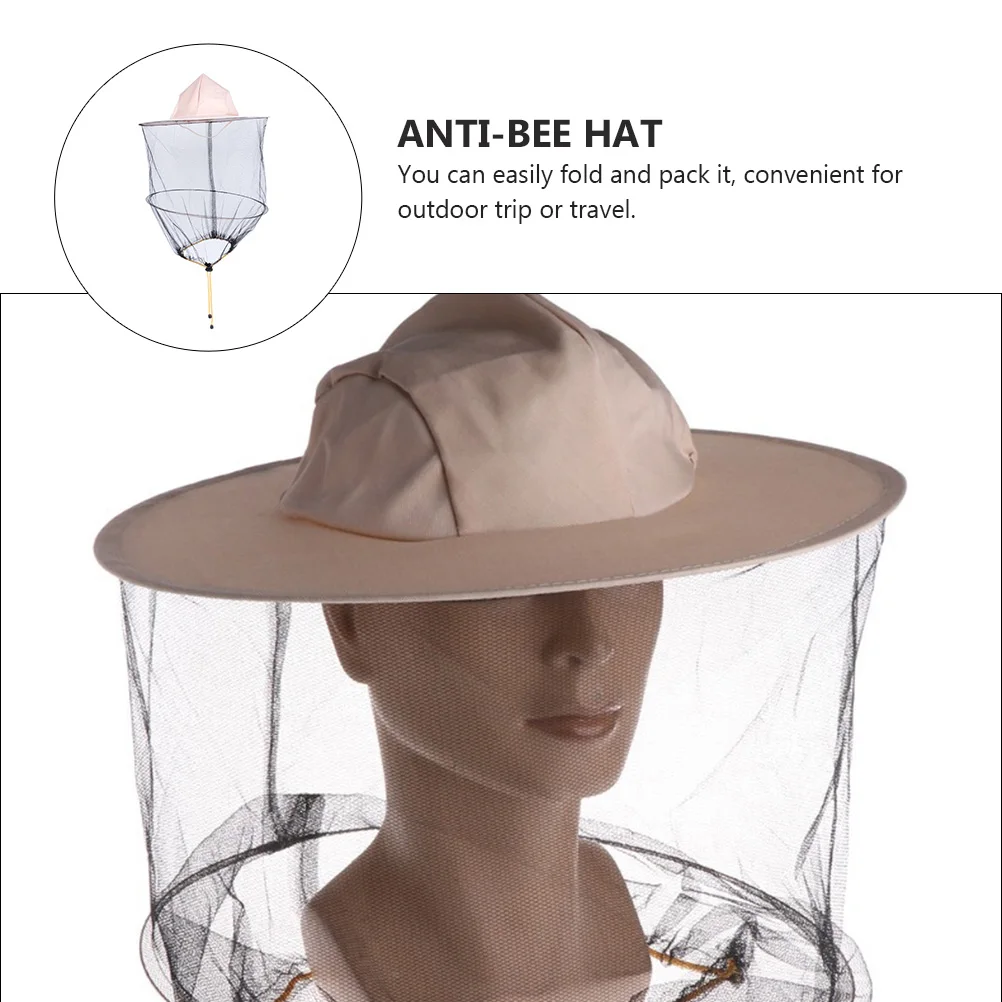 

Beekeeping Protective Hat Lightweight Quick Drying Sun UV Protection Anti Bee Hat Breathable Gauze Tool Outdoor Fishing Hunting