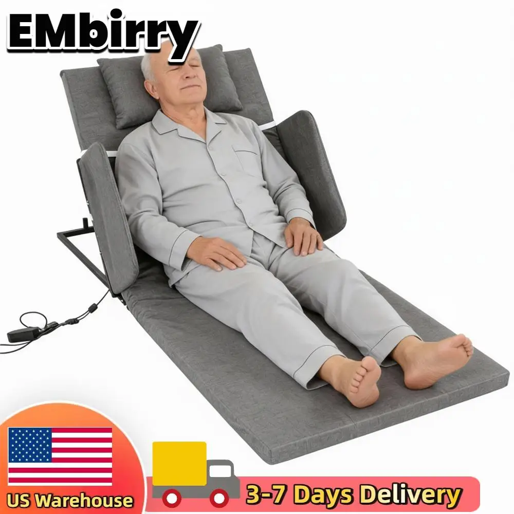 

2-80° Sit-Up Back Rest Chair with Guardrails Labor-Saving Lift Mattress Load Max 330 Lbs for Adults Pregnant Women Elderly