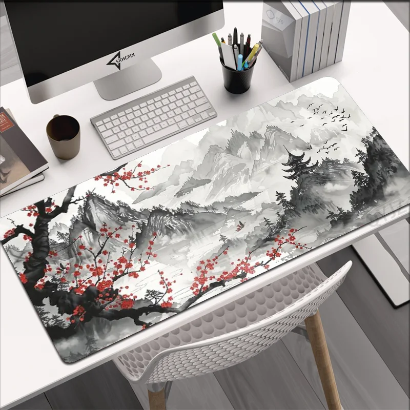 סקארה נוף מדהים מוספאד אנטי להחליק גומי משחקים עמיד שולחן עמיד משטח שולחן עכבר עבה משטח עכבר עבה משטח תפר מתאים למשרד ומשחקים