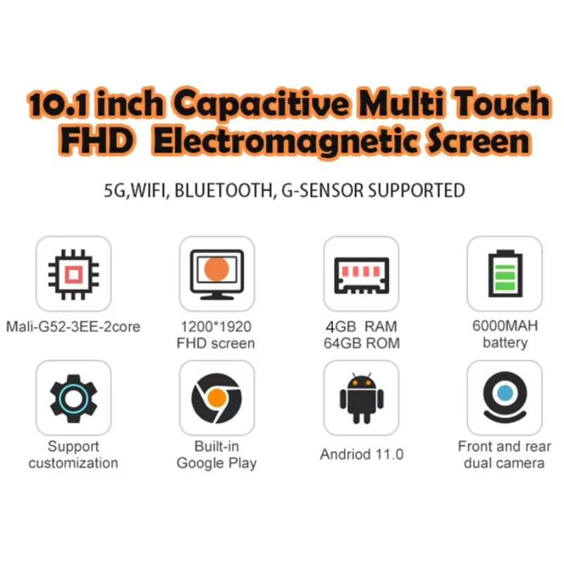 10.1 Inch Tablet PC Drawing Writing Design Students Education Home Use 4G  Card Call Android Tablet With Electromagnetic Pen