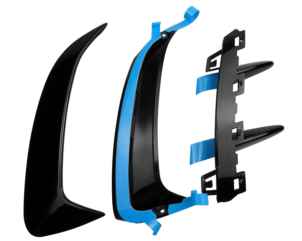 Für Mercedes Benz A-Klasse W177 Fließheck A180 A200 A220 A250 A35 2020+ Hinten Vorne Stoßstange Spoiler Aufkleber Fender Canards Fins – Detail 4