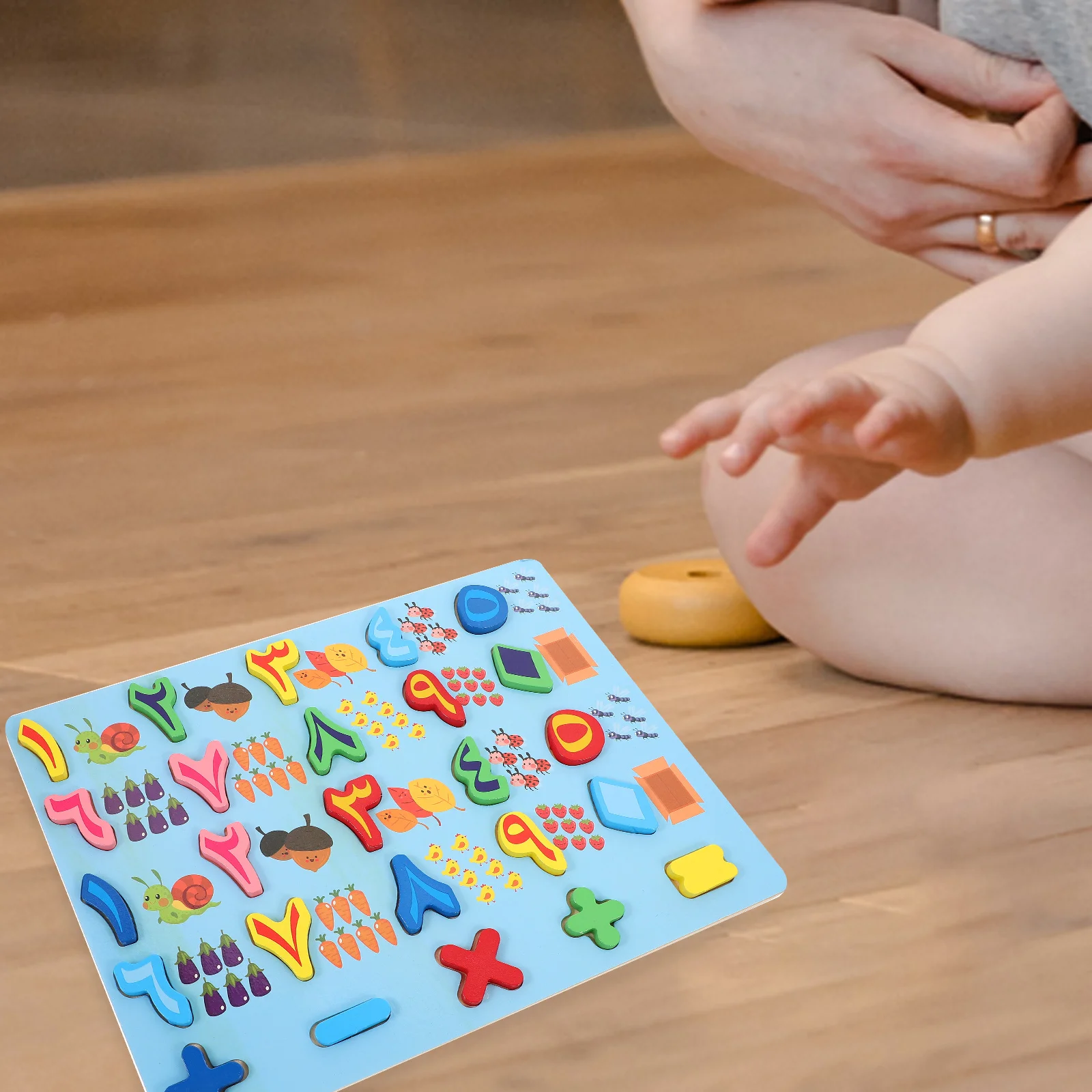 Rompecabezas árabe niños bebé rompecabezas madera suelo preescolar niño de madera