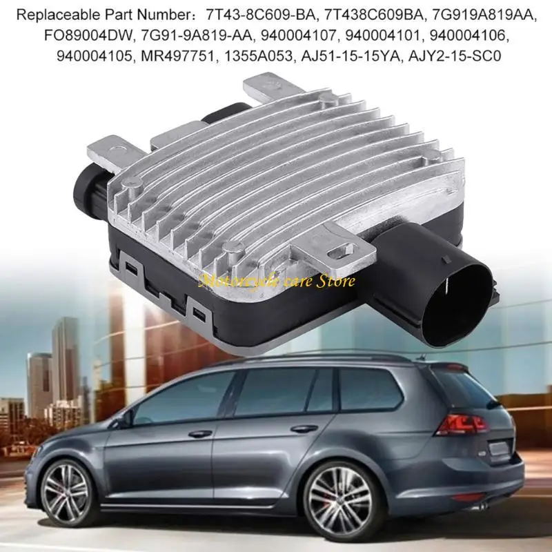 U75F For 7T438C609BA 940009402 940004302 Radiator Cooling Fan Control Module Durable