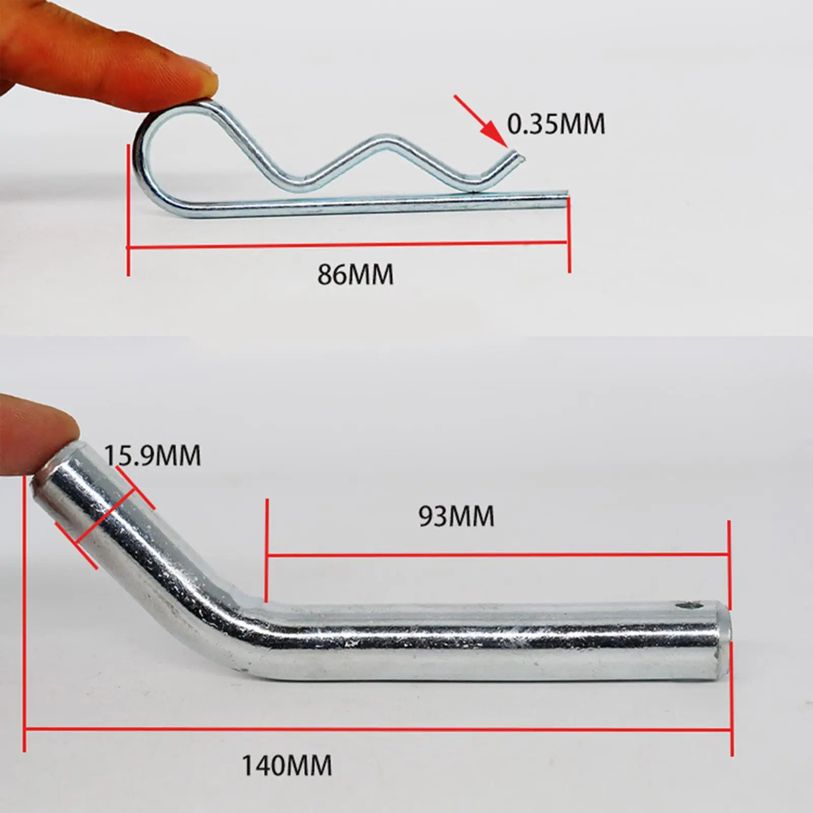 Generic Trailer Hitch Pin and Clip Easy Installation Assembly Professional Replacement High Performance Repair Parts Heavy Duty