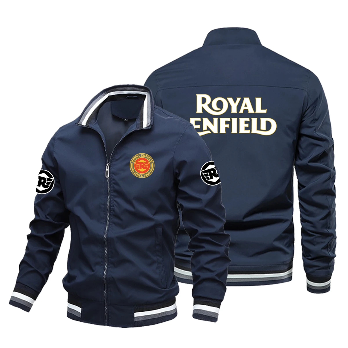 2024 Nieuwe Retro-stijl Royal Enfield Motorjas Racing Jas Windjack Buitensporten Fietsjack Herenkleding tops