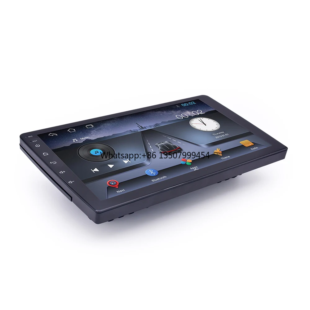 8-Core Android 14 Car Radio Universal GPS Navigation 1080P Rear View Camera Steering Wheel Control Supports CarPlay