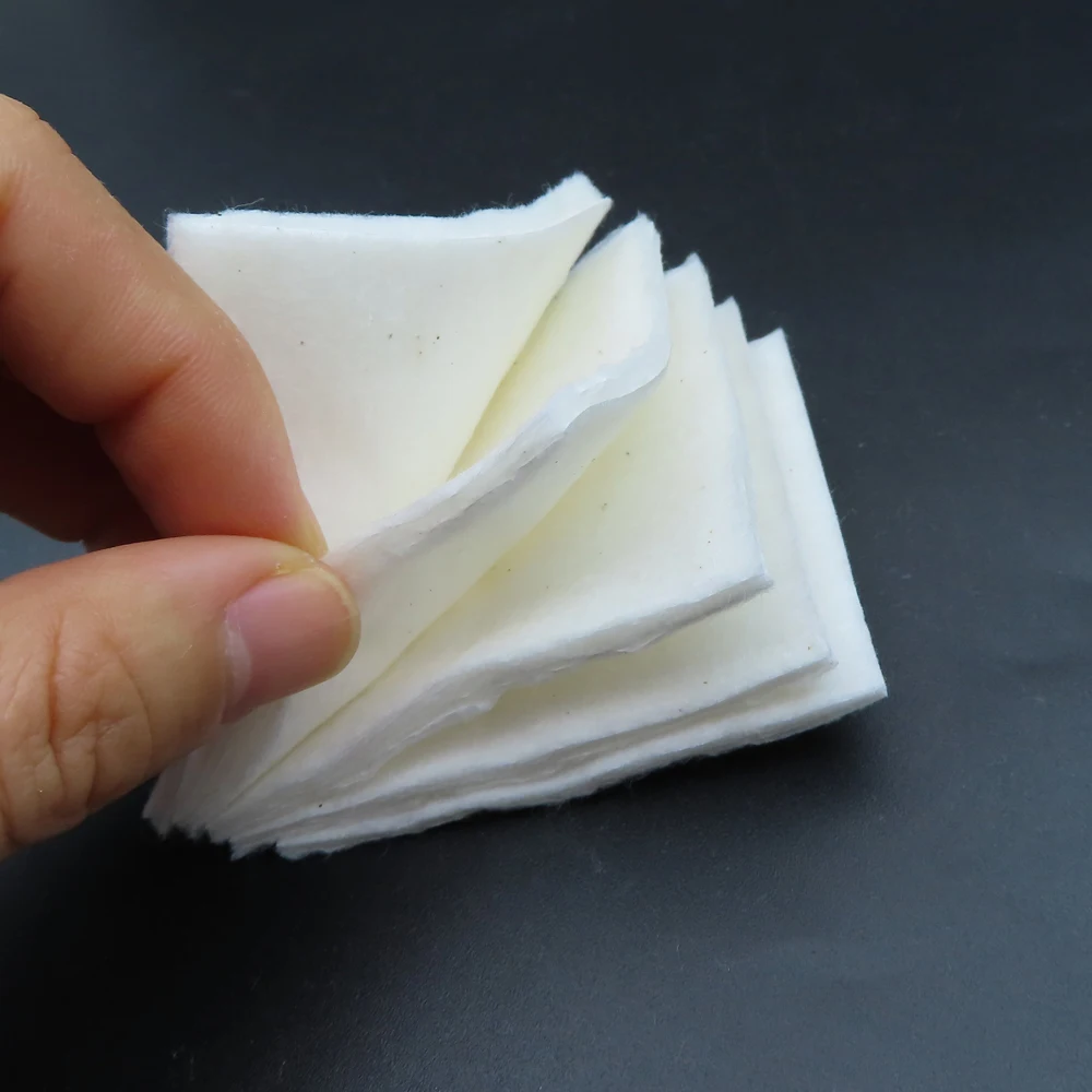 ZHISHUO 30 قطعة السجائر الإلكترونية النقي العضوية لوحة قطن 60x50 مللي متر ل RDA RBA البخاخة خزان لفائف التدفئة Vape Vaper لتقوم بها بنفسك أداة