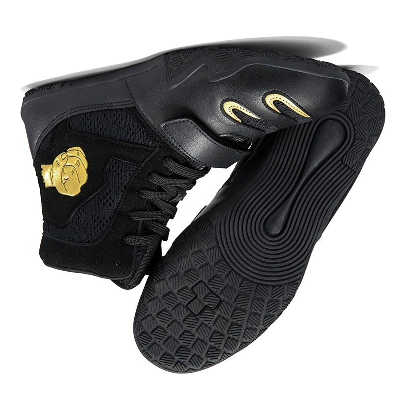 Big Size 36-47 Boxing Sneakers Men High Top Wrestling Footwears Non Slip Women Boxing Training Boot breathable Combat Sneakers