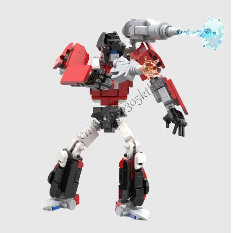 352 ELEMENTY Brickheadz Swipe Edge Bot MOC Personalizowany Modułowy Zestaw Klocków Popularny Model Projekt Zabawka DIY dla Dzieci Prezent na Boże Narodzenie