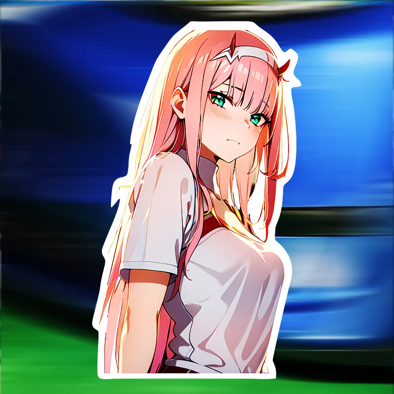 DARLING in the FRANXX National Team Car Window Motorcycle Waterproof Reflective Sticker