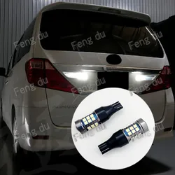 2pcs For 2002-2017 ALPHARD VELLFIRE Reversing Light 10 20 30 Series reverse lights tail lamp LED Car Auxiliary Bulbs Back light