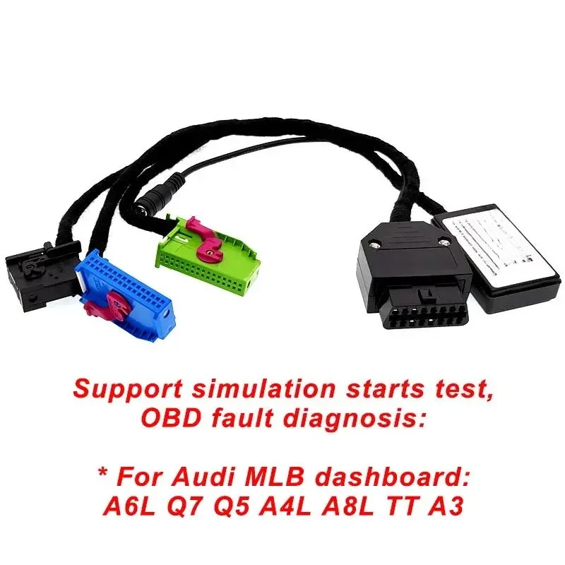 Car MQB MLB Cluster Test Platform Dashboard for VW 4 5 Generation for Audi A6 A8 A4 Q5 Q7 MLB Car Power on Instrument Cable Kit