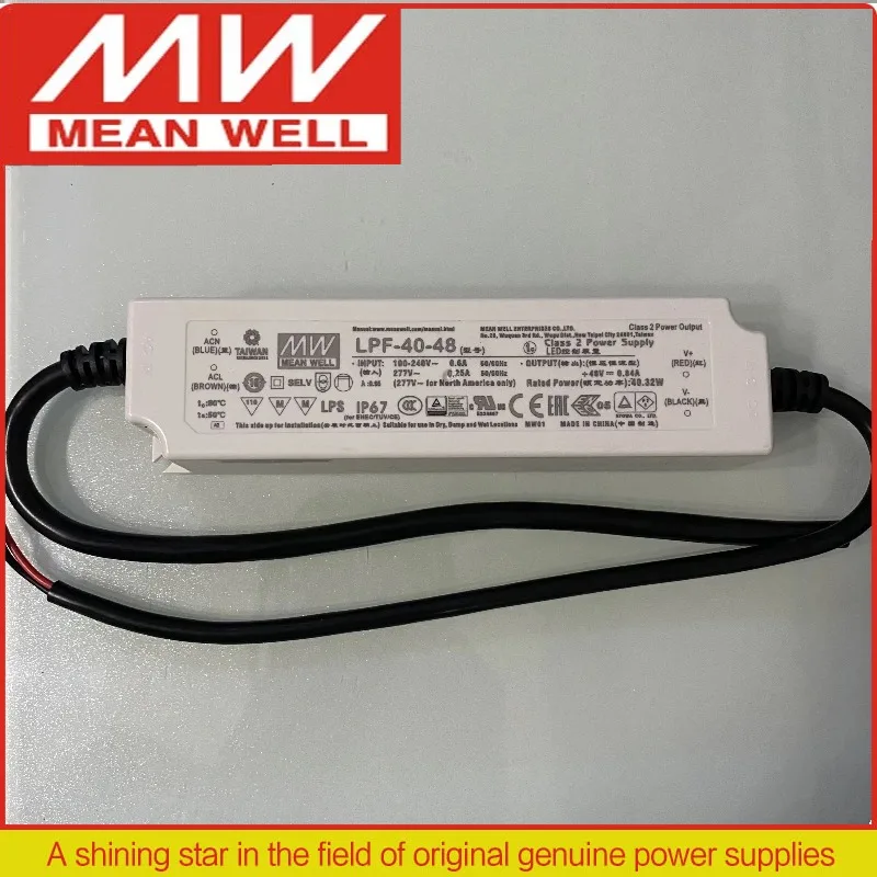 

MEAN WELL 40 Вт Светодиодный драйвер постоянного напряжения + постоянного тока LPF-40-12 LPF-40-15 LPF-40-20 LPF-40-24 LPF-40-30 LPF-40-36
