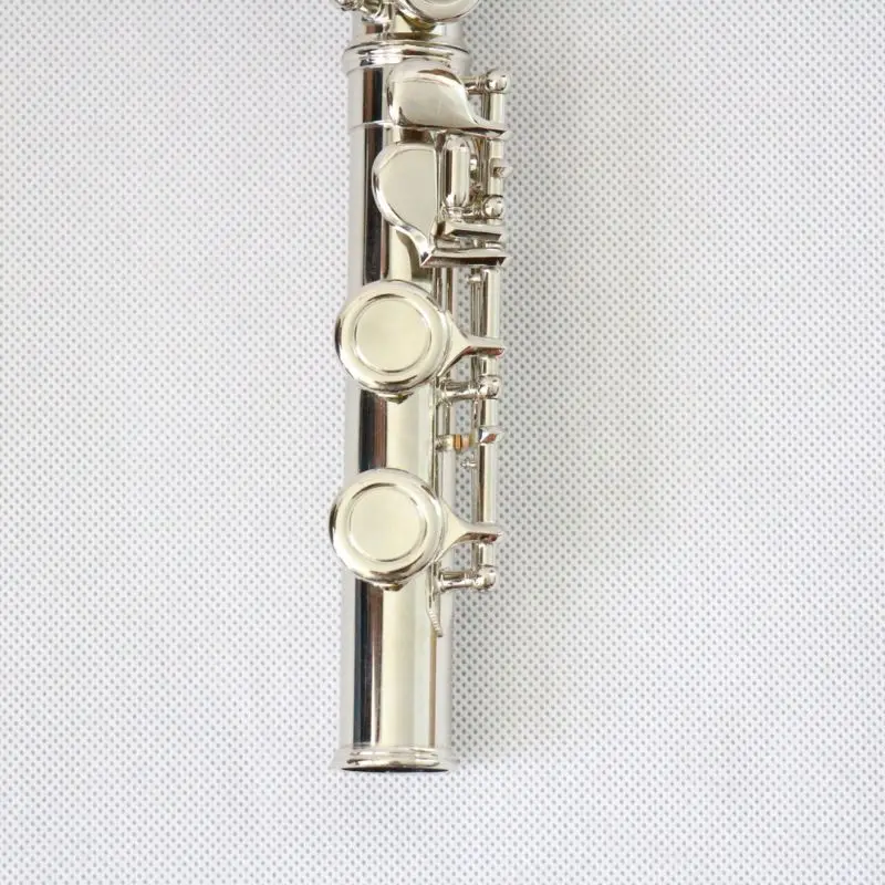 Picture 5: Woodwind Mental Flute 16 Holes C Tone Transverse Flute Music Instrument Flute
