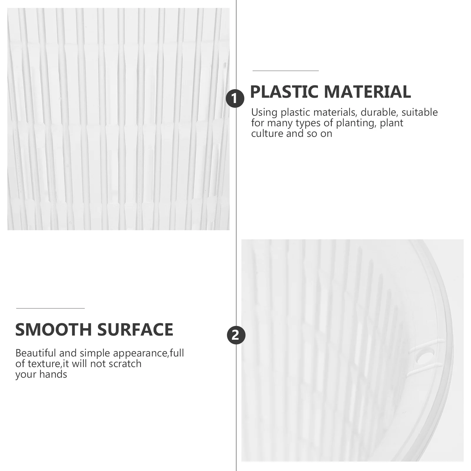 

10pcs Plastic Flower Pots Small Bonsai Pot For Indoor Outdoor Garden Nursery Plant Container Orchid Planter Balcony Home Decor