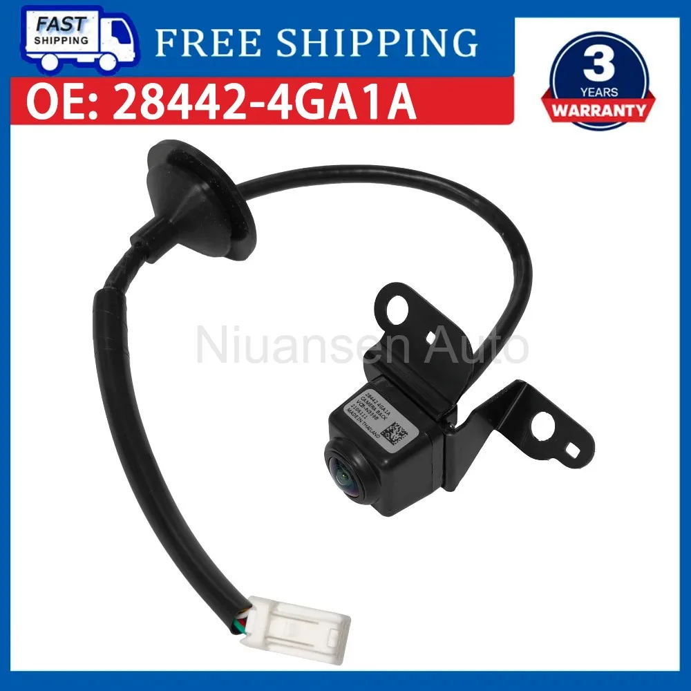 車のリアビューカメラ新しい-28442-4ga1a-284424ga1a-インフィニティ-q50-2014-2019-アシストリバースパーキングカメラ