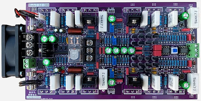 Hifi Power Amplifier Board Amison Wk5688/wy2963 High-power  Board 600w 8 Ohms 300w Per Channel