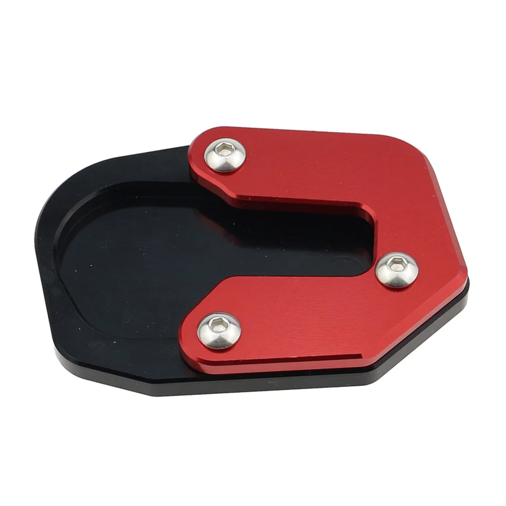 Motorcycle Kickstand Sidestand Stand Extension Enlarger Pad for F900XR F900R 2019-2021(Red)