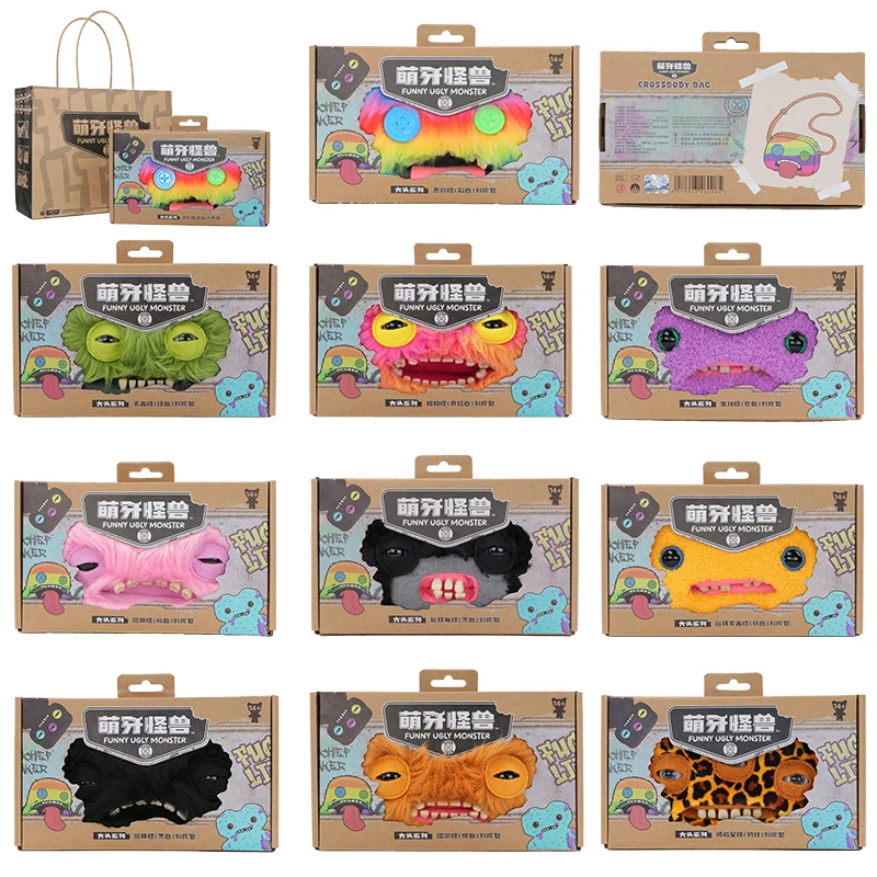 Original Fuggler Crossbody Bag Plushies Toys LORD LONG EARS ANNOYED ALIEN OOGAH BOOGAH Stuffed Animals Dolls Shoulder Bag Gifts