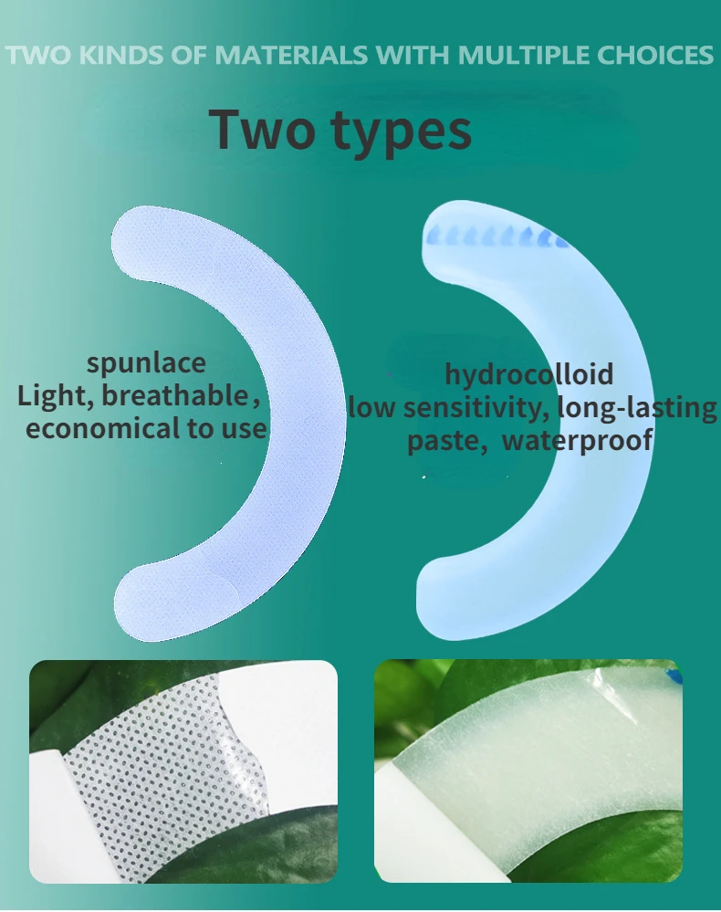 10/20Pcs Ostomy Pressure Sensitive Tape Spunlace Hydrocolloid Ostomy Barrier Leak-proof Ring Adhesive Strip Prevent Warping Tape
