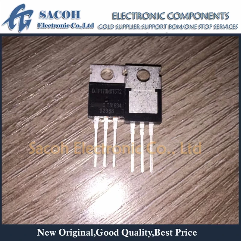 

New Original 10Pcs/Lot IXTP170N075T2 TO-220 170A 75V MOSFET Field Effect Transistor In Stock