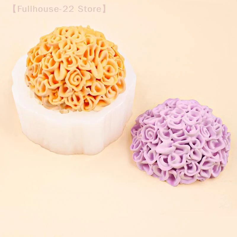 【MAX-22】1 قطعة قالب سيليكون أقحوان لتقوم بها بنفسك قالب شمع الجبس الروائح يوم الموتى القطيفة زخرفة ديكور المنزل