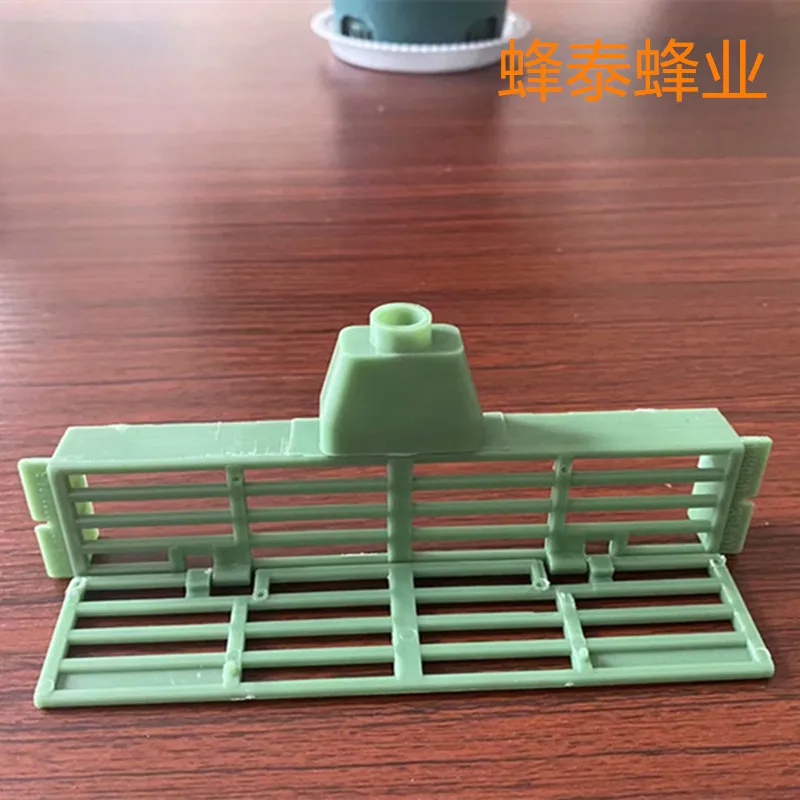 Green Medium Bee Anti-Escape Frame, Honeycomb Door, Anti-Escape Tool, Double Layer Anti-Escape, 10 Pcs