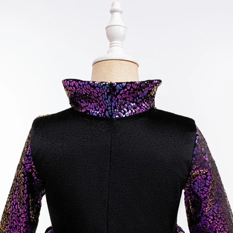 Mermaid Ursula Cosplay Princess Dress Children Long Sleeves Halloween Carnival Party Costume Girls Kid Stage Performance Clothes view 5