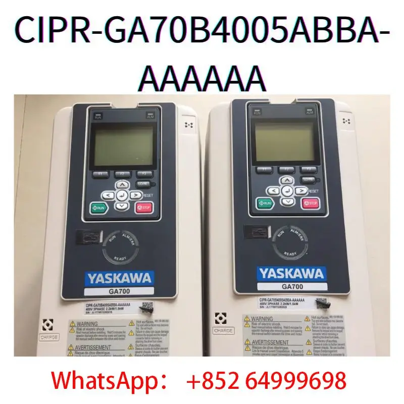 

second-hand GA700 frequency converter CIPR-GA70B4005ABBA-AAAAAA 2.2KW/1.5KW tested ok