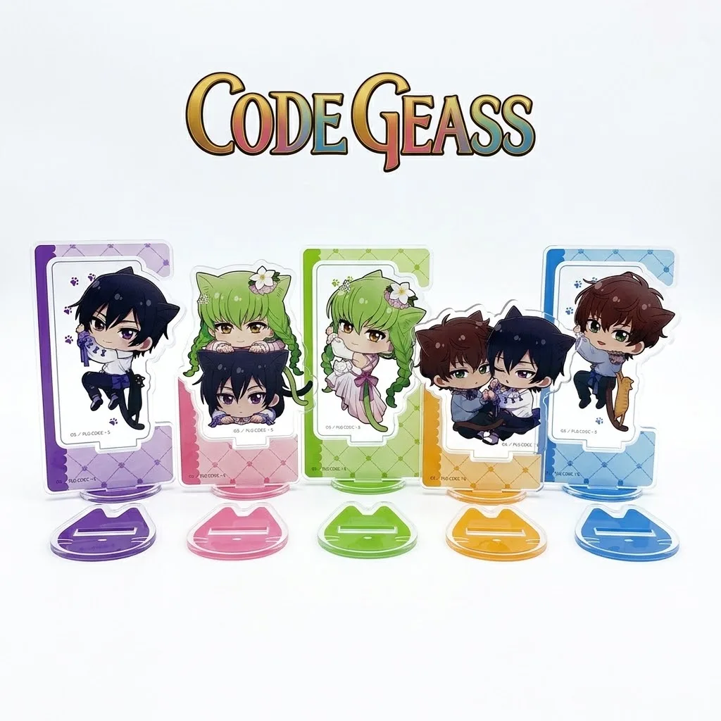 10cm Anime Lelouch Lamperouge Acrylic Keychain Characteristic Characters Ornament Accessories Goods Collection Christmas Gifts