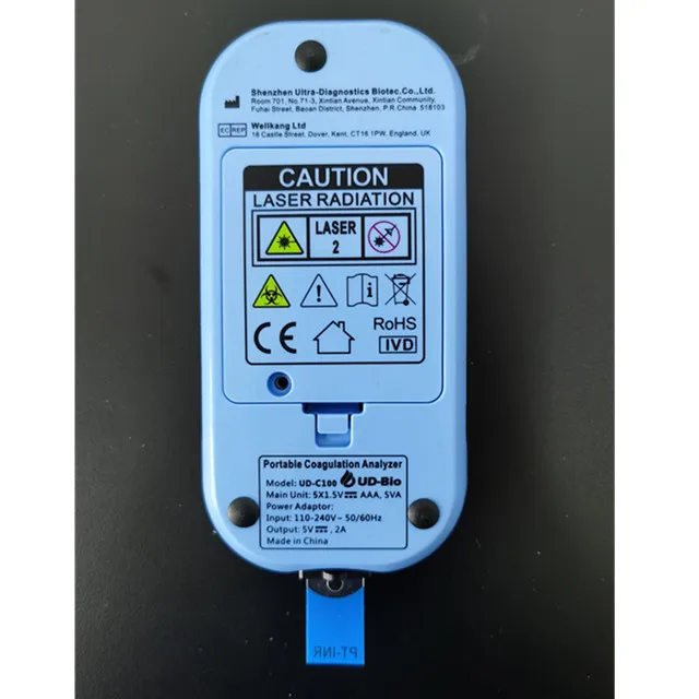 Coagulation Analyzer ElectroMeter for Professional Point of Care Patient Self-Testing Portable Coagulometer