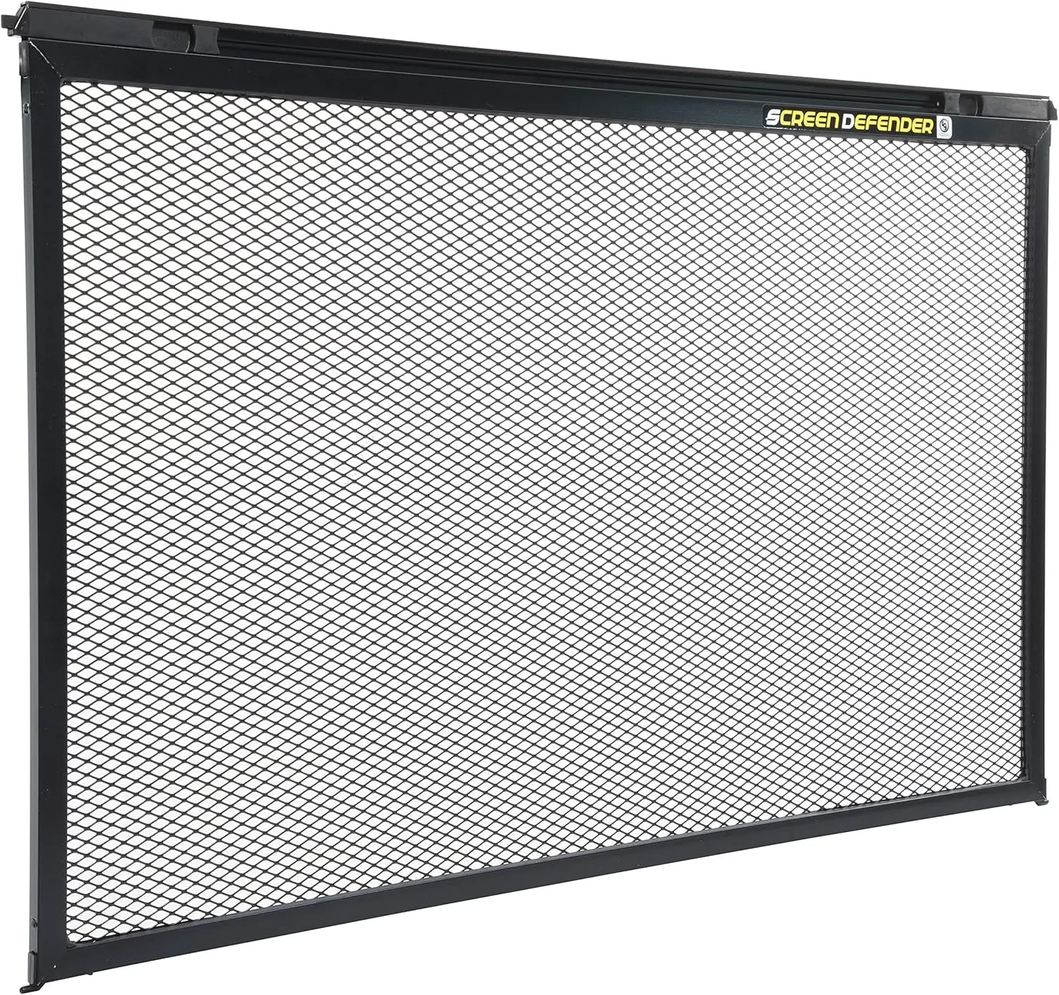 

30-inch Black RV Entry Door Aluminum Screen Protector for Enhanced Durability and Easy Installation