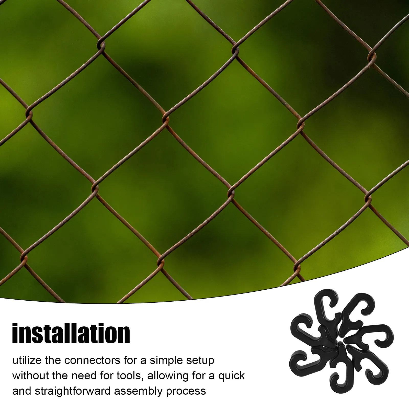 40 Stuks Draad Kooi Clip Connectors Opbergkast Sloten Robuuste Gesp Vergrendelingen Huisdier Krat Deur Dier Hek Hardware Set